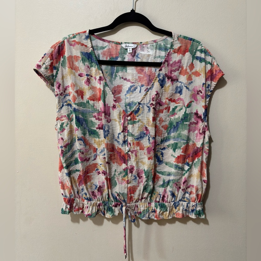 Reitmans Colorful Floral Blouse